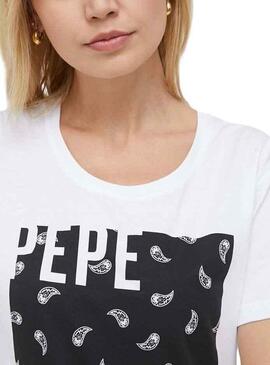 T-Shirt Pepe Jeans Lucia Bianco per Donna