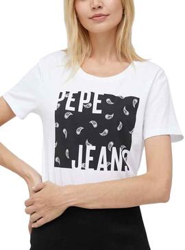 T-Shirt Pepe Jeans Lucia Bianco per Donna