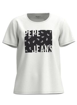 T-Shirt Pepe Jeans Lucia Bianco per Donna
