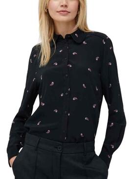 Camicia Pepe Jeans Priscila Paisley Nero Donna