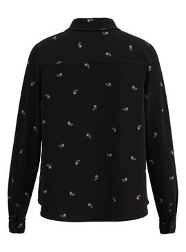 Camicia Pepe Jeans Priscila Paisley Nero Donna