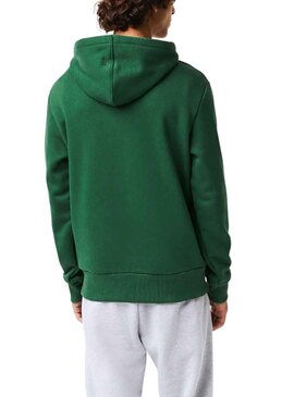 Felpa Lacoste Holiday Sstampata Uomo Verde