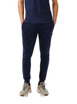 Pantaloni Lacoste Jogger Basic Blu per Uomo