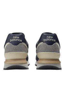 Sneakers New Balance 574 Blu Navy per Uomo