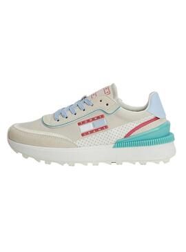 Sneakers Tommy Jeans Tech Runer Beige Donna