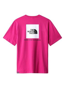 T-Shirt The North Face Relaxed Fucsia per Donna