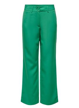 Pantaloni Only Lana Berry Medio Verde per Donna
