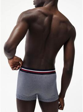 Pack 3 Mutande Lacoste Boxer Iconico Blu Navy