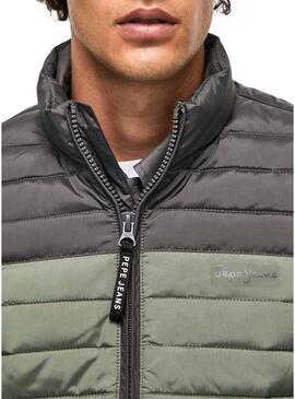 Gilet Pepe Jeans Connel Gillet Lavato Verde