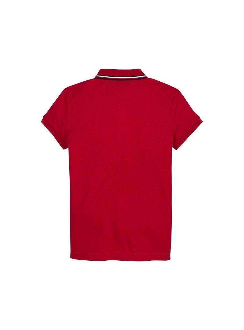 Polo Tommy Hilfiger Essential True Rosso