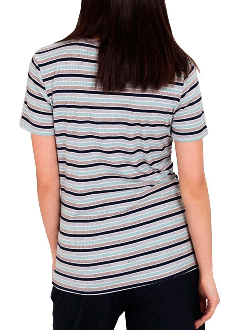 T-Shirt Vila Vimultica Strisce Donna