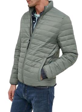 Giacca Pepe Jeans Connel Solid verde per Uomo