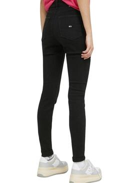 Jeans Tommy Jeans Silvia Nero Donna