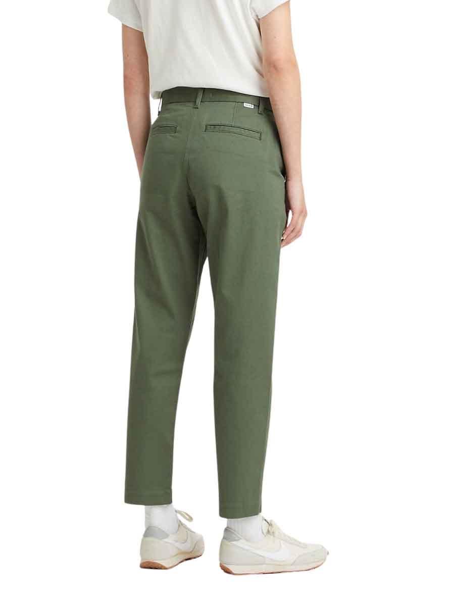 Pantaloni Levis Chino Verde per Donna