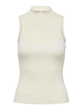 Top Only Nessa Beige per Donna