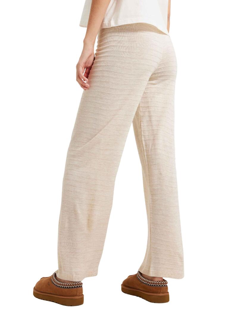 Pantaloni Only Cata beige per Donna