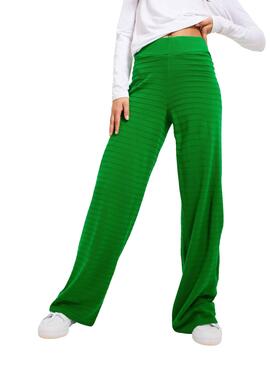 Pantaloni Only Cata Verde per Donna