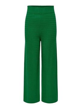 Pantaloni Only Cata Verde per Donna