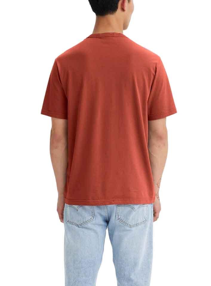 T-Shirt Levis Holiday Arancione per Uomo