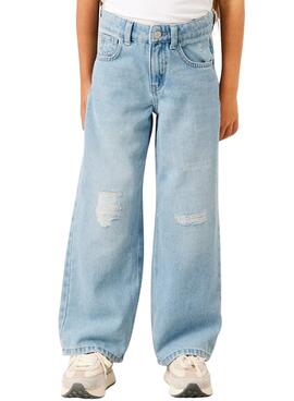 Pantaloni Jeans Name It Rosa Wide per Bambina