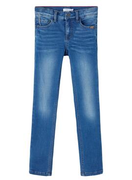 Pantaloni Jeans Name It Theo Blu per Bambino