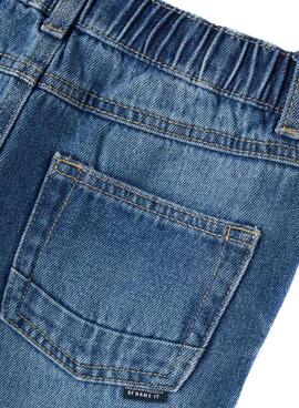 Pantaloni Jeans Name It Silas Taperosso per Bambino