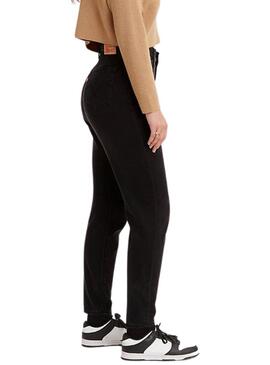 Jeans Levis High Vita mamma Nero Donna