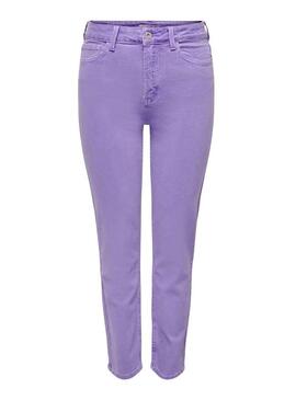 Pantaloni Jeans Only Emily Lila per Donna