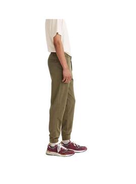 Pantaloni Levis Jogger Verde per Uomo