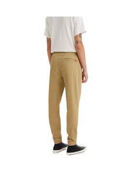 Pantaloni Jogger Levis Beige per Uomo