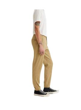 Pantaloni Jogger Levis Beige per Uomo