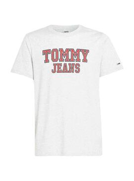 T-Shirt Tommy Jeans Essential Grigio per Uomo