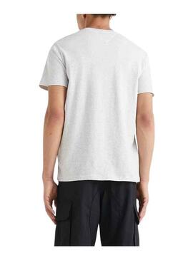 T-Shirt Tommy Jeans Essential Grigio per Uomo