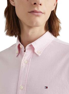 Camicia Tommy Hilfiger 1985 Rosa paa Uomo