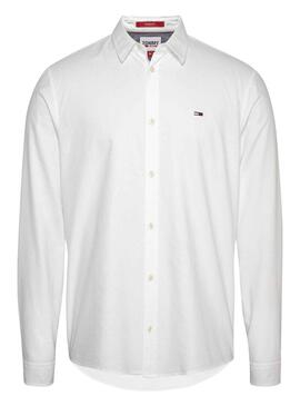 Camicia Tommy Jeans Classic Bianco per Uomo