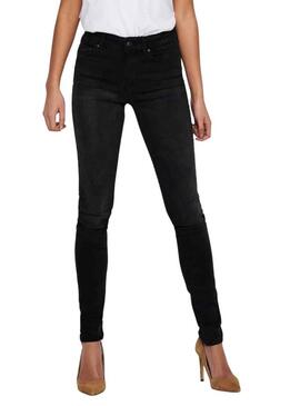 Pantaloni Jeans Only Blush Nero per Donna