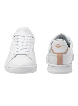 Sneakers Lacoste Carnaby Pro Bianche per Donna