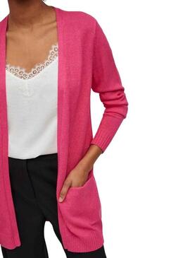 Giacca Vila Virile Open Fucsia per Donna