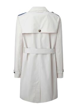 Trenchcoat Pepe Jeans Salomè Beige per Donna