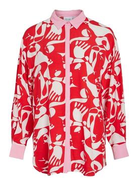 Camicia Vila Kikki Rosso e Bianco per Donna