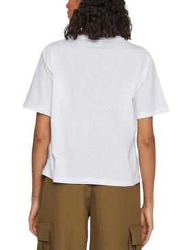 T-Shirt Vila Dreamers Boxy Bianco per Donna