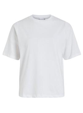 T-Shirt Vila Dreamers Boxy Bianco per Donna