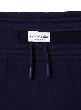 Bermuda Lacoste Jogger Basic Blu Navy per Uomo