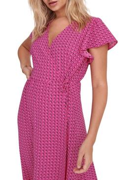 Vestito Only Noami Rosa per Donna