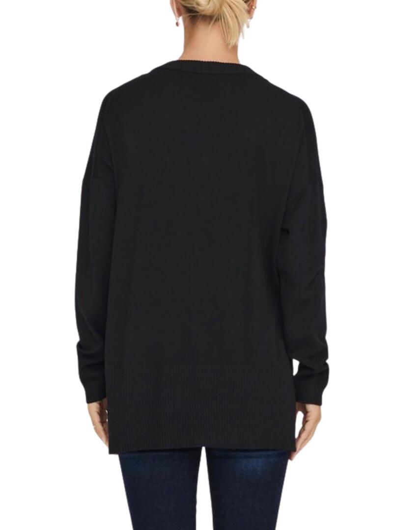 Pullover Only Meddi Nero per Donna