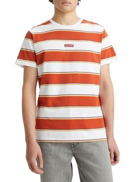 T-Shirt Levis Relaxed Baby Tab Strisce per Uomo