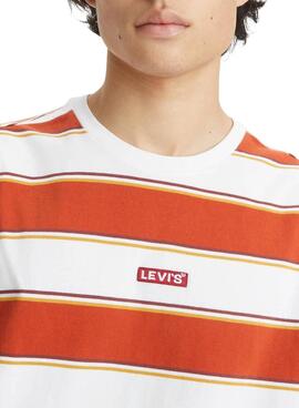 T-Shirt Levis Relaxed Baby Tab Strisce per Uomo