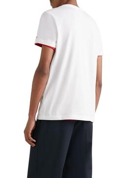 T-Shirt Tommy Hilfiger Brand Love Bianco Uomo