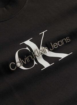 Vestito Calvin Klein Jeans Monologo Nero Donna