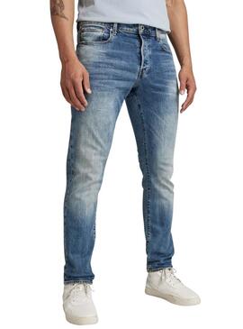 Jeans G Star 3301 Regular Tapered Blu